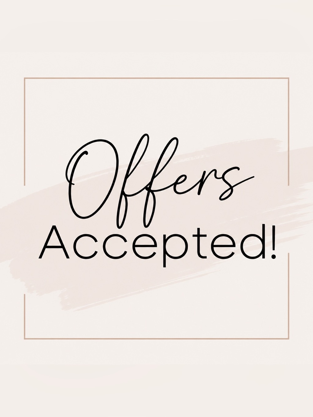 Send your offer in!
